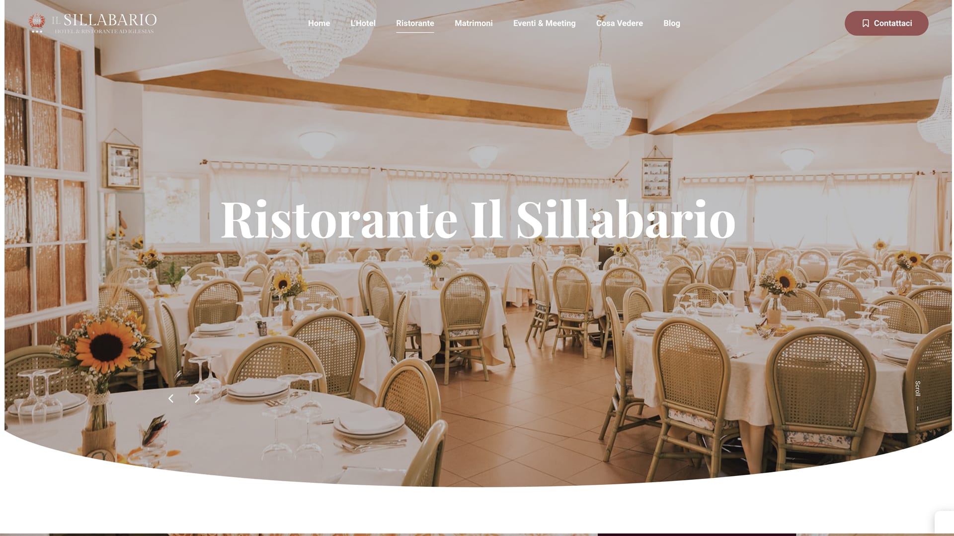 Realizzazione Sito Web Ristorante Iglesias - Il Sillabario