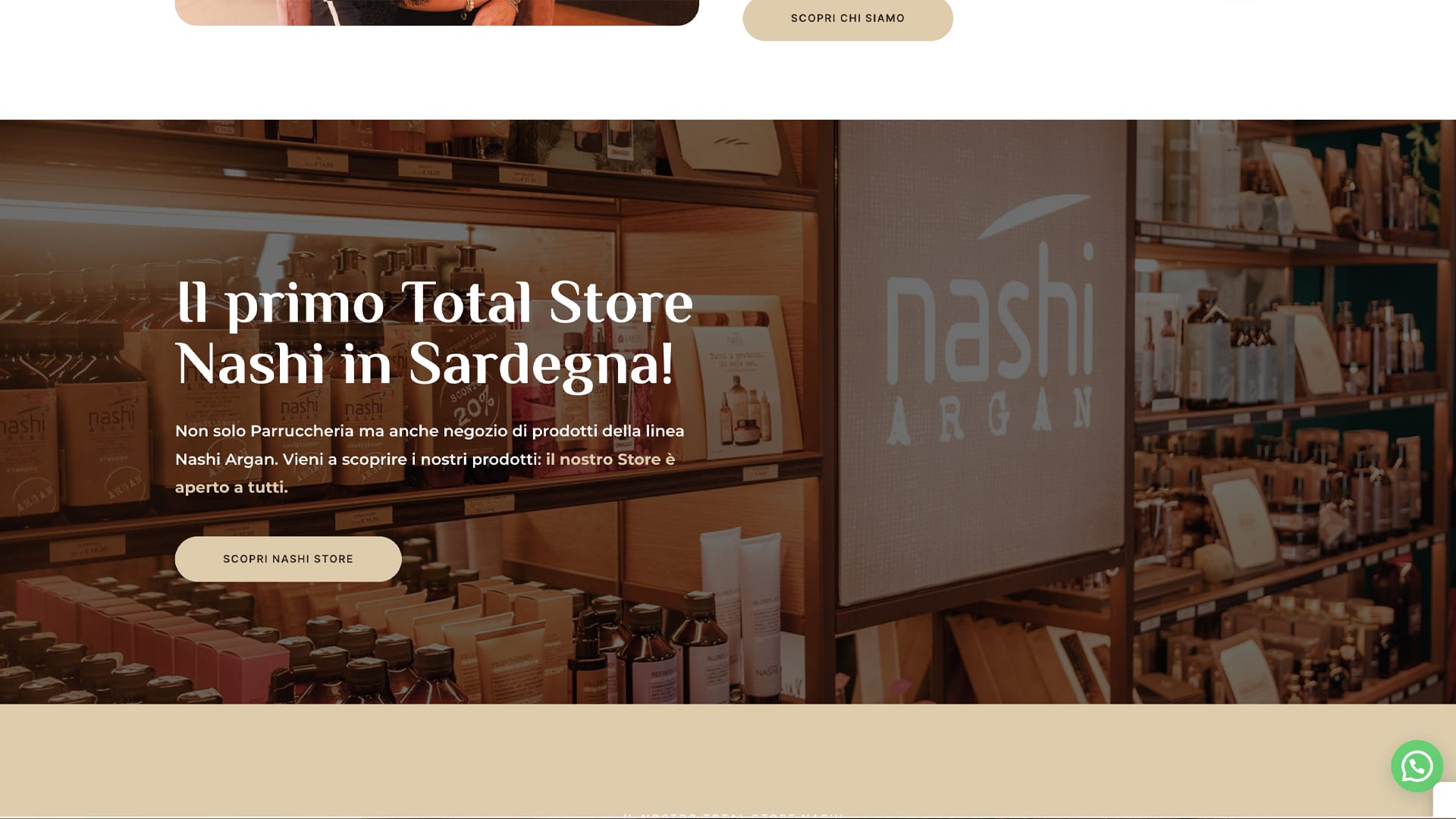 Realizzazione sito web Nashi Argan Cagliari