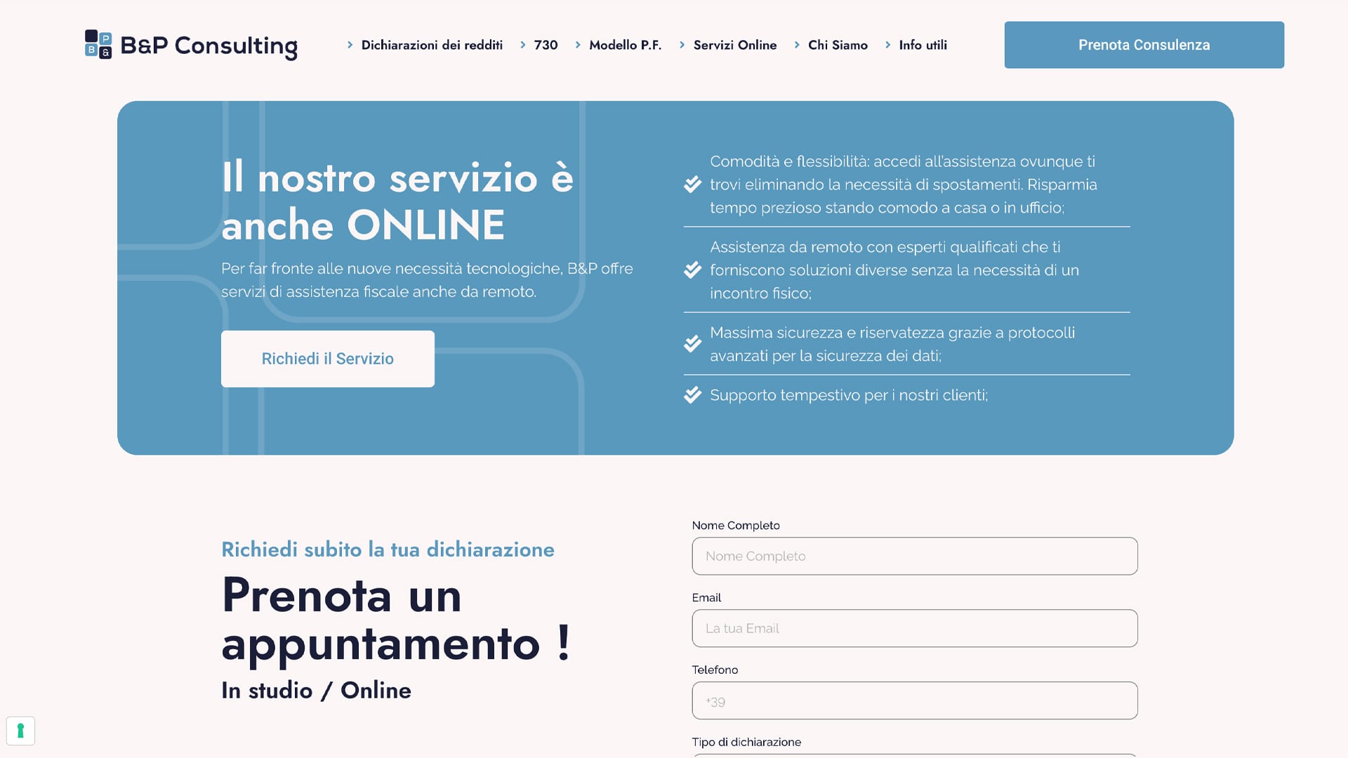 Strategia Web Servizi Fiscali Milano